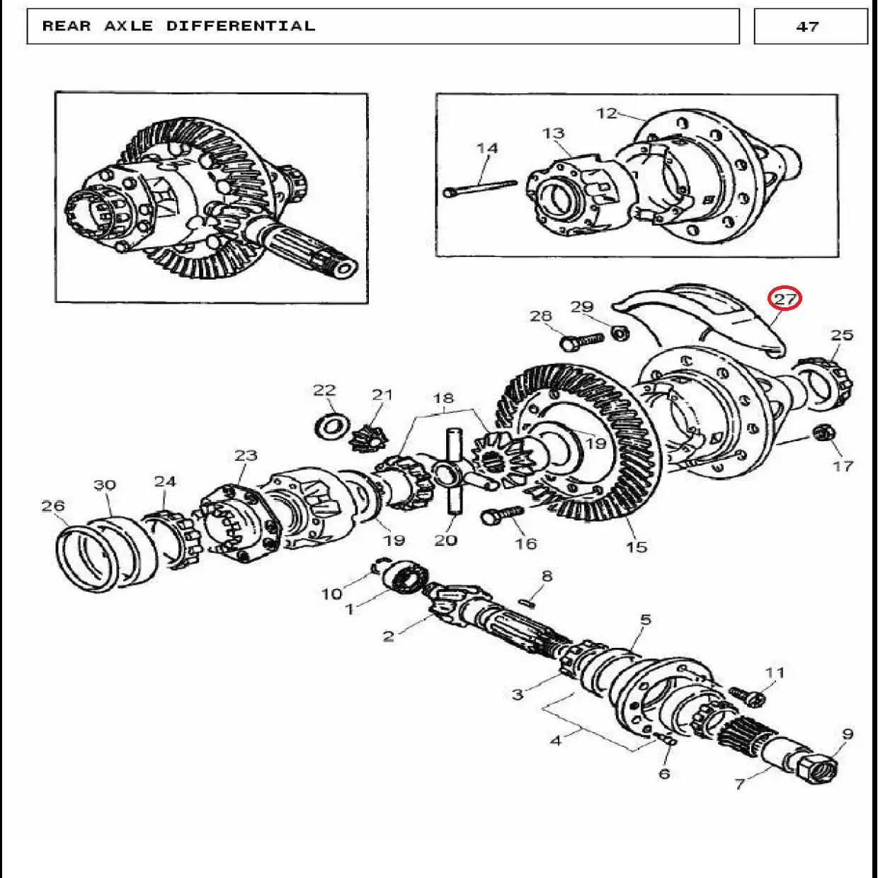 BLOCK THRUST(Crown Wheel Taik)(825774) MF 240