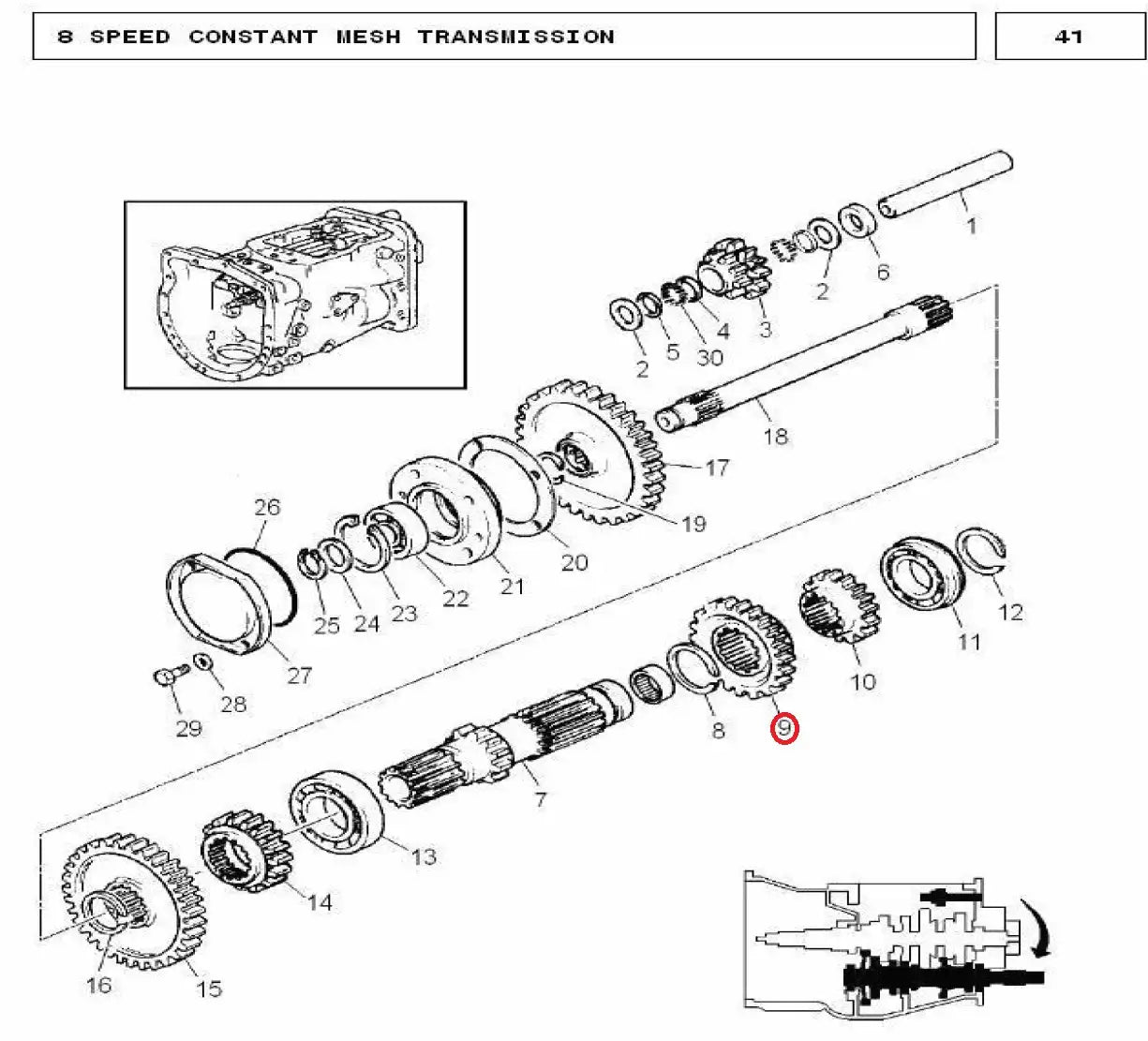 PINION (33T) HATHI PAIR(12018 – 1180415) Millat Tractors