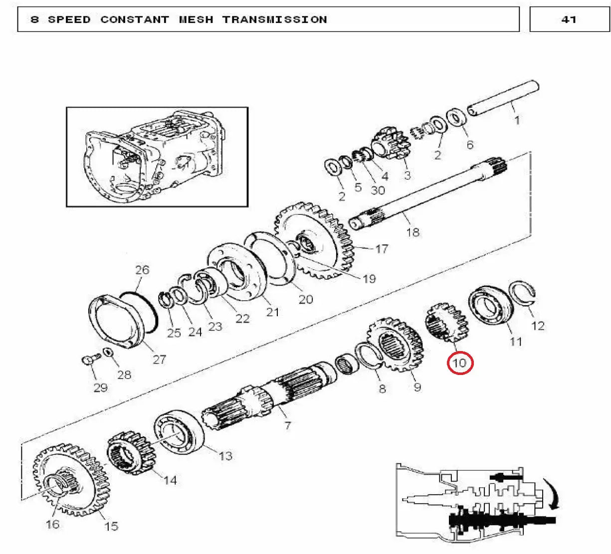 PINION (23T) HATHI PAIR(12019 – 1180419