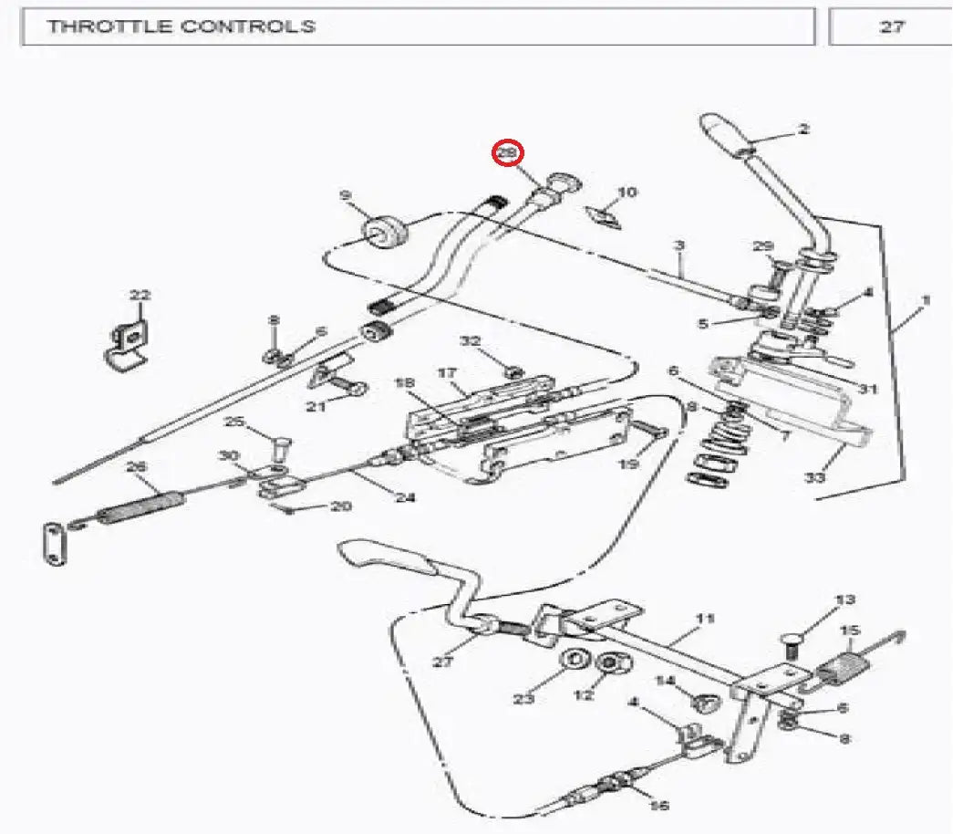 CABLE CHOKE (3701713) MF 375, MF 385, MF 385 4WD