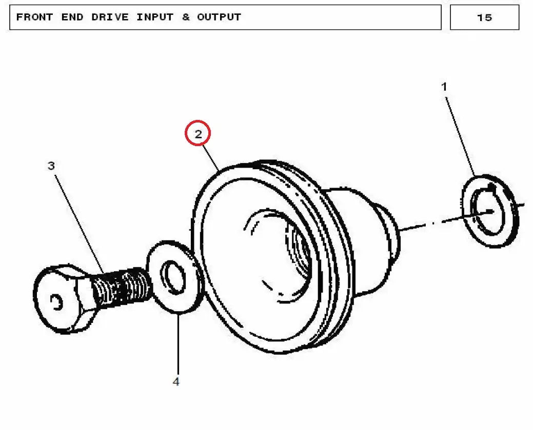 PULLEY CRANK MF-240(31143733)