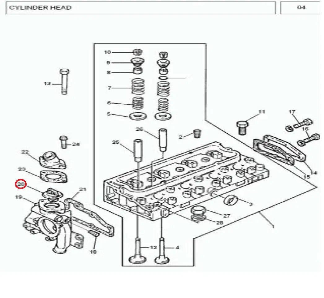 THERMOSTAT VALVE 375/385(2485613L)