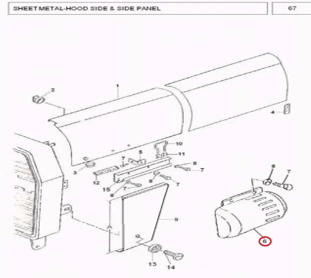 Turbo Cover MF 260 Millat